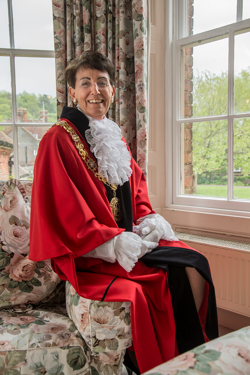 The Mayor of Winchester 2022/2023 Cllr Angela Clear